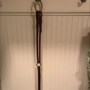 Lauren Ralph Lauren Vachetta Tri-Strap Belt